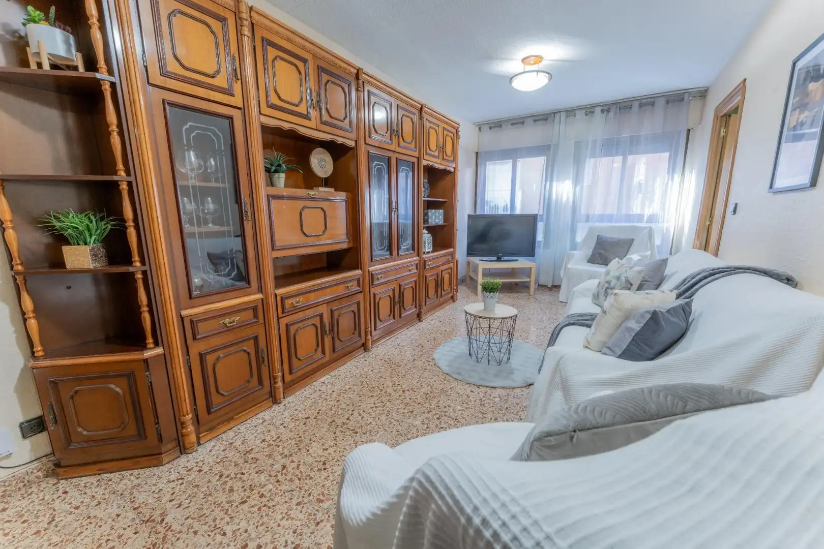 Sala de estar de Piso en venta en Alicante / Alacant con Aire acondicionado