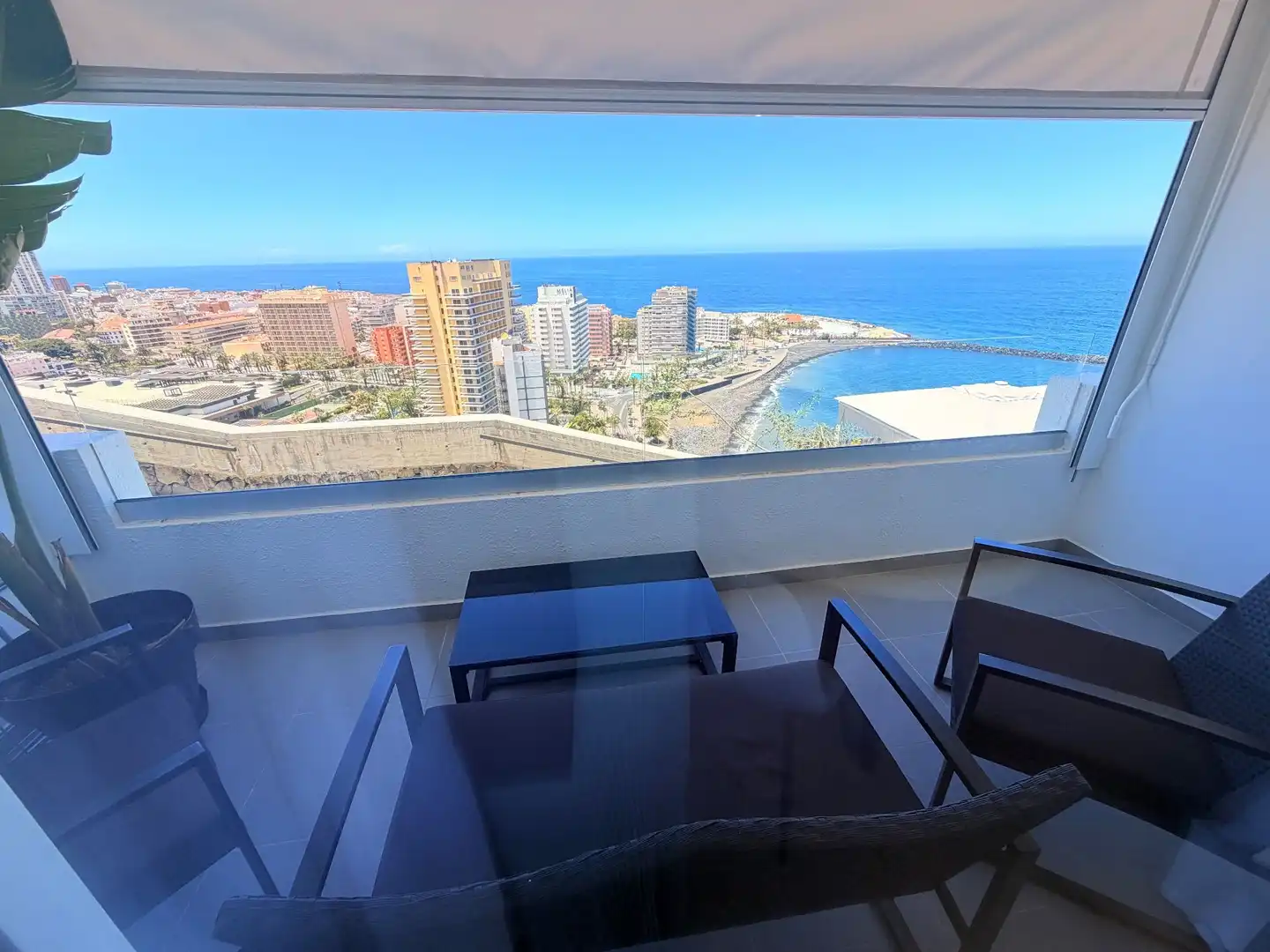 Terraza de Apartamento de alquiler en Puerto de la Cruz con Amueblado y Se aceptan mascotas