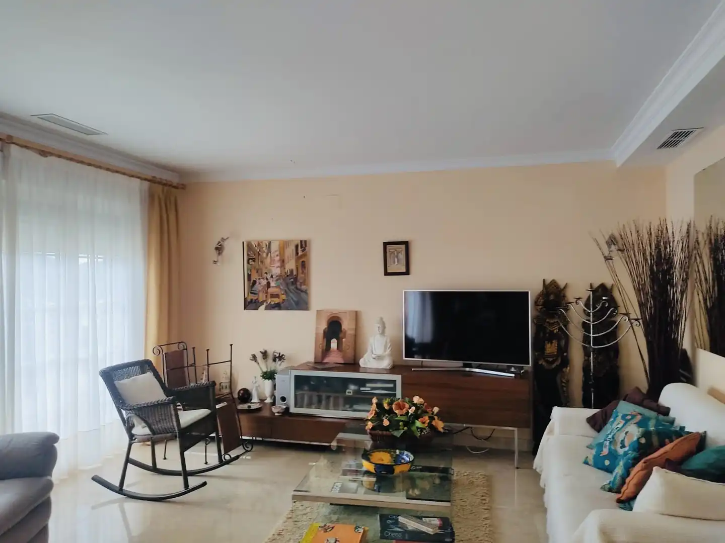 Sala d'estar de Àtic en venda en Dénia amb Aire condicionat, Calefacció i Terrassa