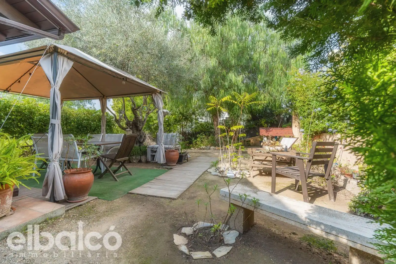 Garten von Haus oder Chalet zum Verkauf in La Pobla de Montornès   mit Privatgarten, Terrasse und Abstellraum