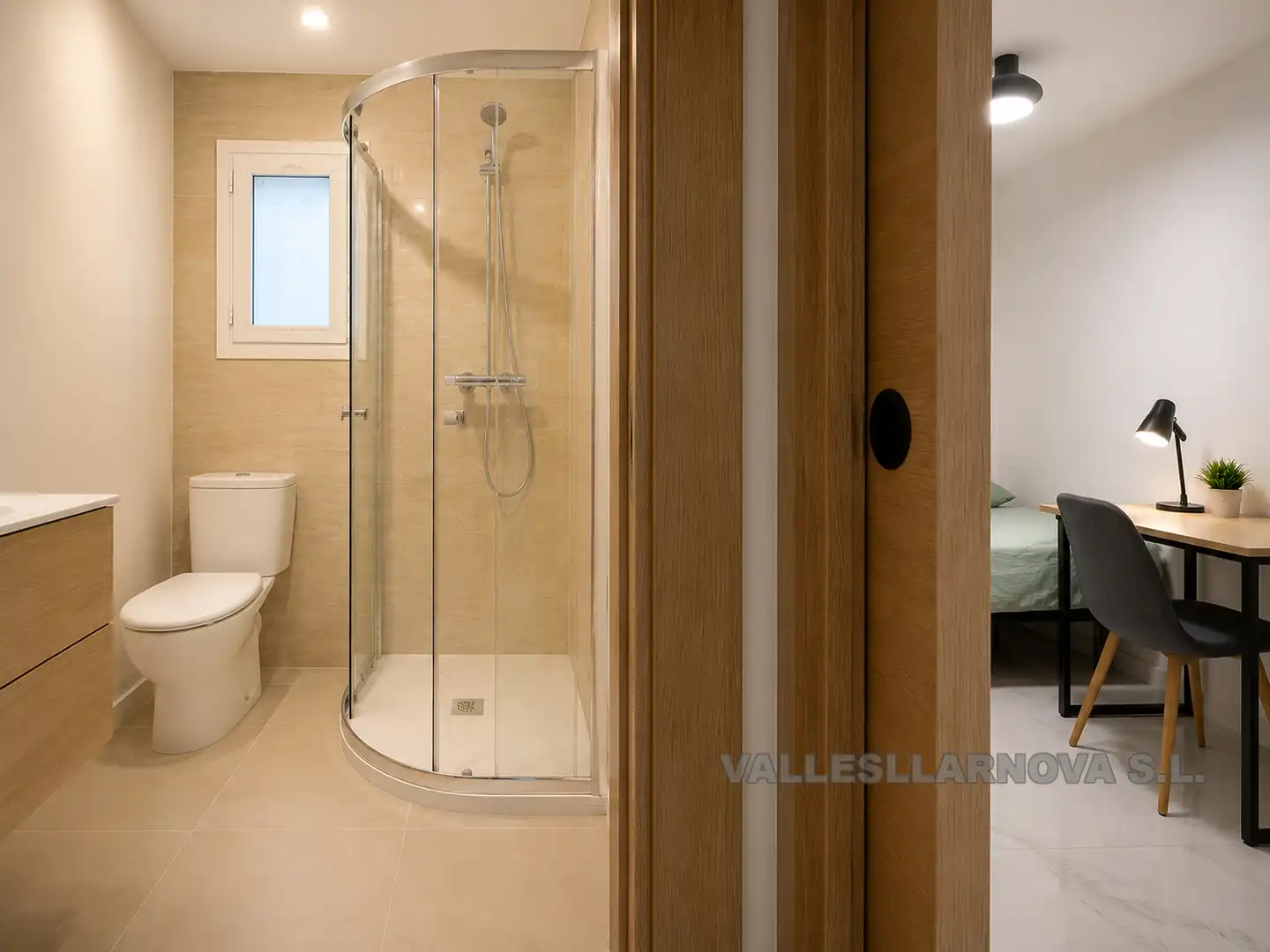 Bany de Pis en venda en Mollet del Vallès amb Aire condicionat, Parquet i Balcó