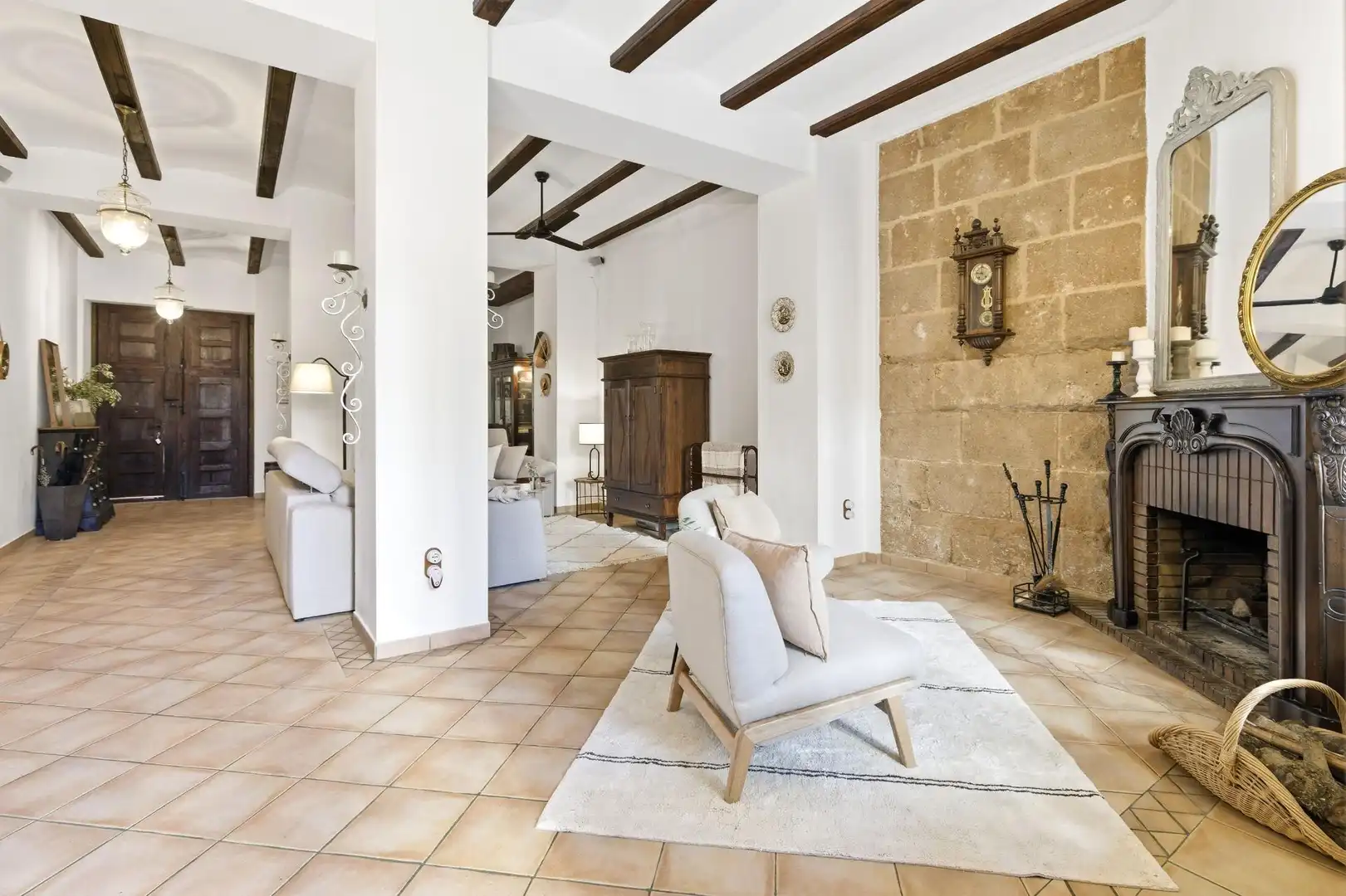 Sala de estar de Casa o chalet en venta en Jávea / Xàbia con Calefacción, Jardín privado y Terraza