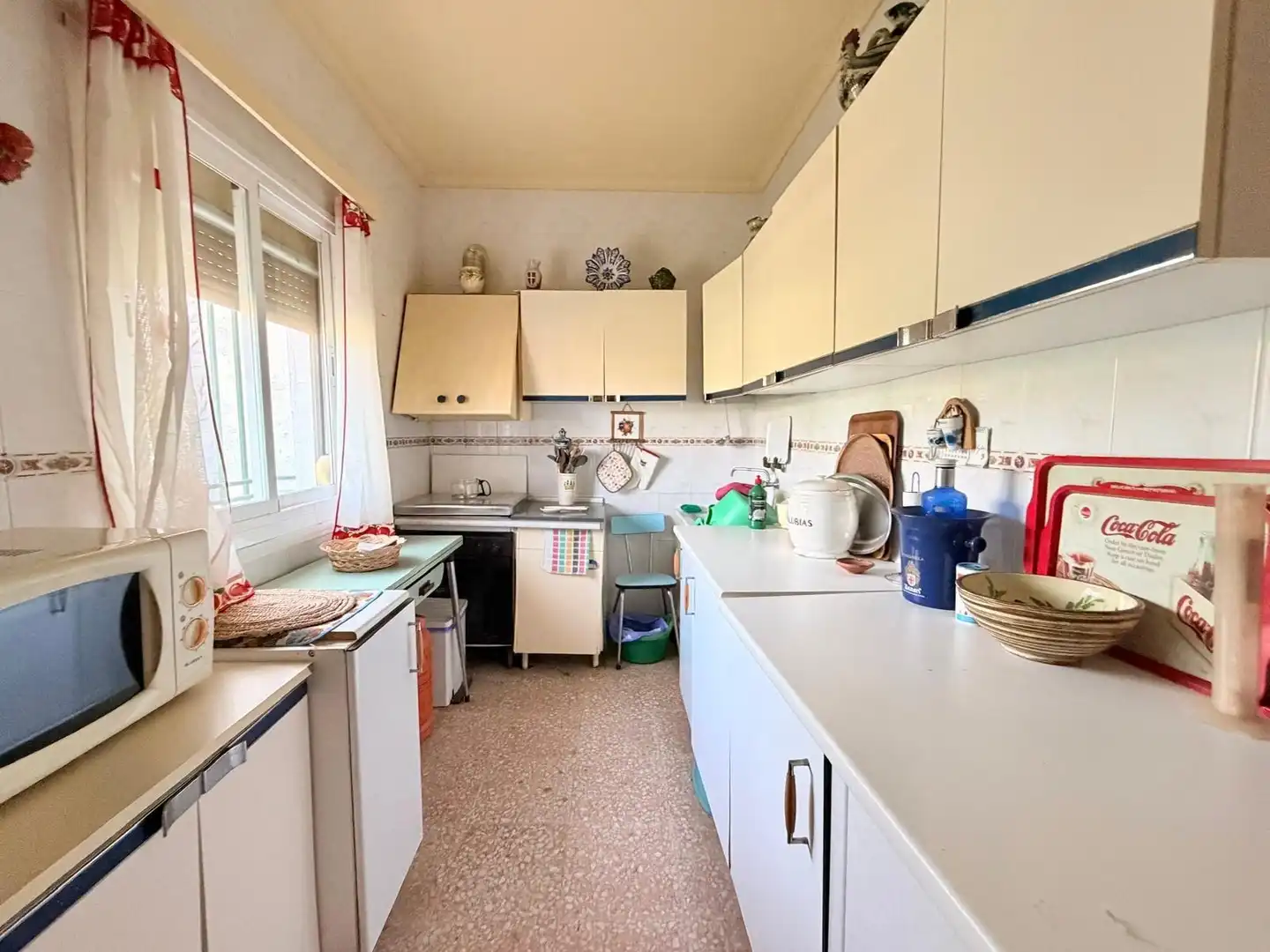 Cocina de Casa o chalet en venta en Valverde de Mérida con Jardín privado, Terraza y Trastero