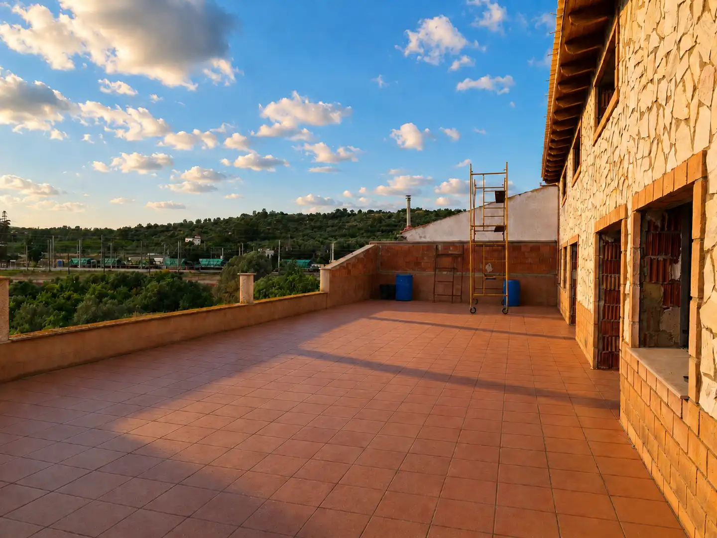 Terrace of Detached homes for sale in Móra la Nova  with Air Conditioner, Private garden and Terrace