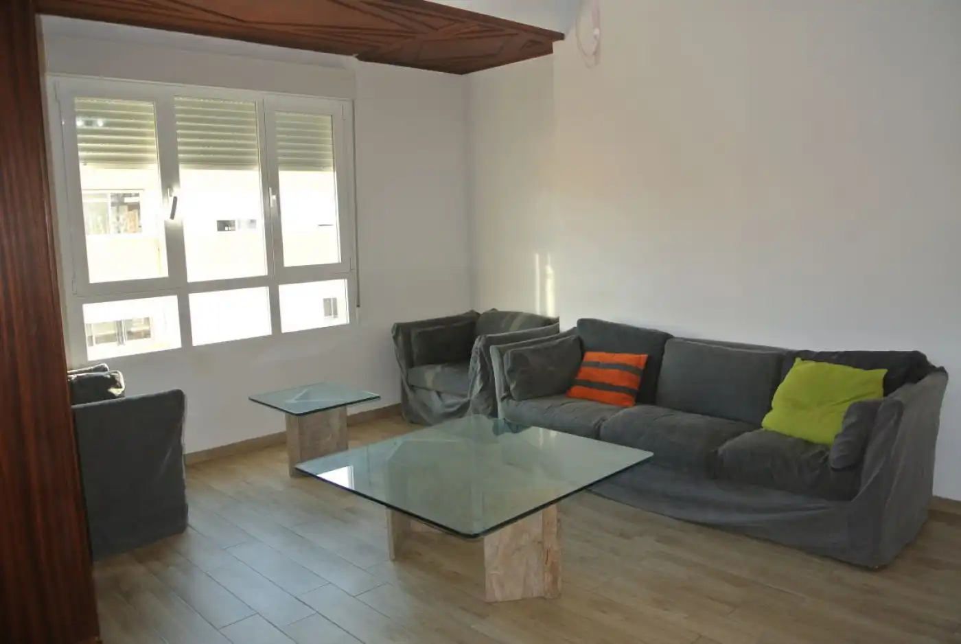 Sala de estar de Piso de alquiler en Cartagena con Terraza, Amueblado y Balcón