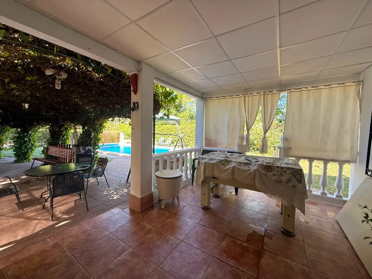 Terraza de Casa o chalet en venta en Argamasilla de Alba con Jardín privado, Terraza y Piscina