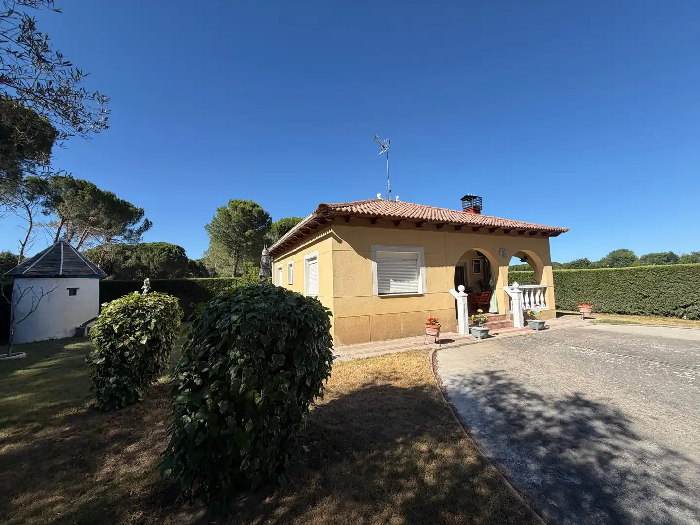 Vista exterior de Finca rústica en venta en Traspinedo con Calefacción, Jardín privado y Terraza