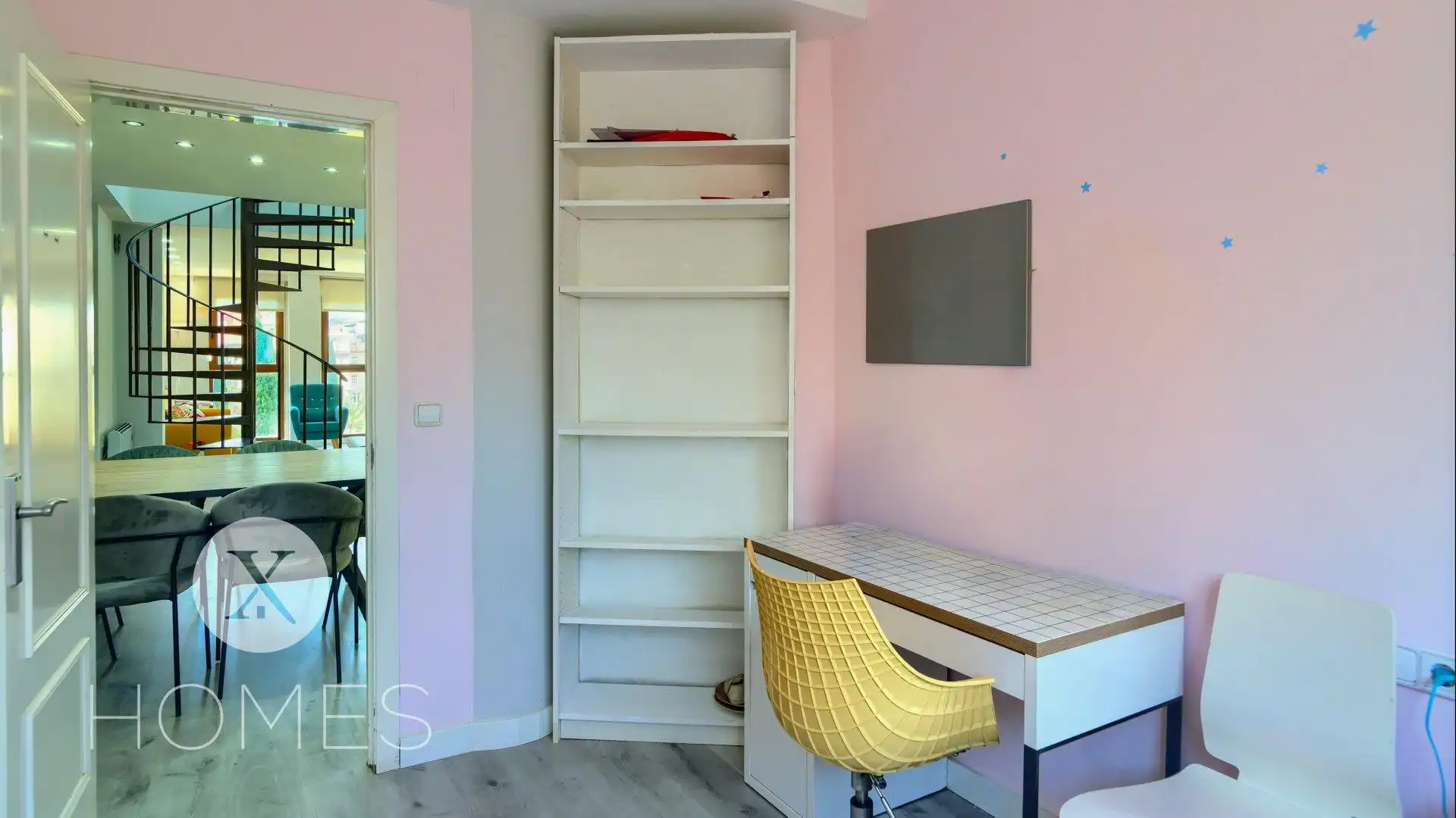 Schlafzimmer von Maisonette zur Miete in Valencia mit Klimaanlage, Heizung und Möbliert