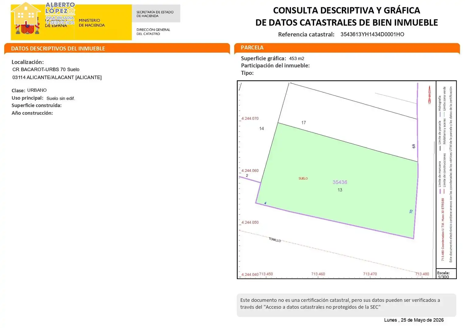 Terrenys i solars en venda a Partidas de Alicante, imagen 7