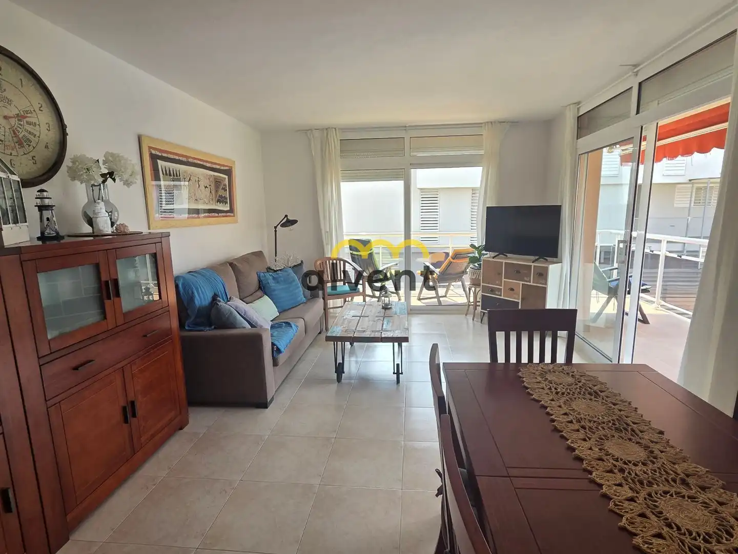 Sala de estar de Piso en venta en Calonge i Sant Antoni con Aire acondicionado, Terraza y Piscina