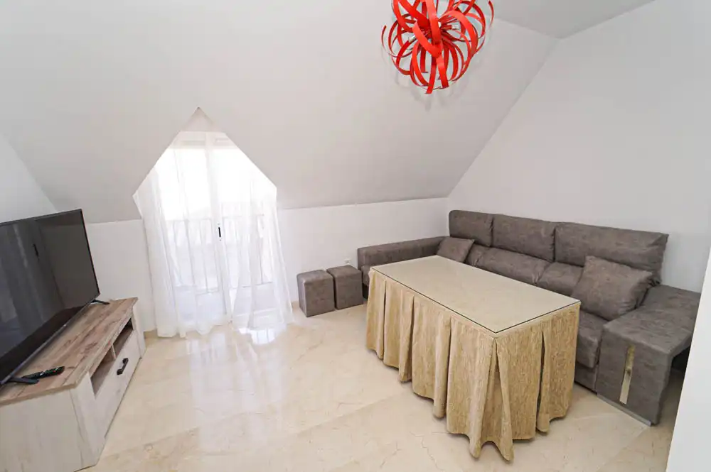 Living room of Flat for rent in Monachil  with Heating, Furnished and Oven