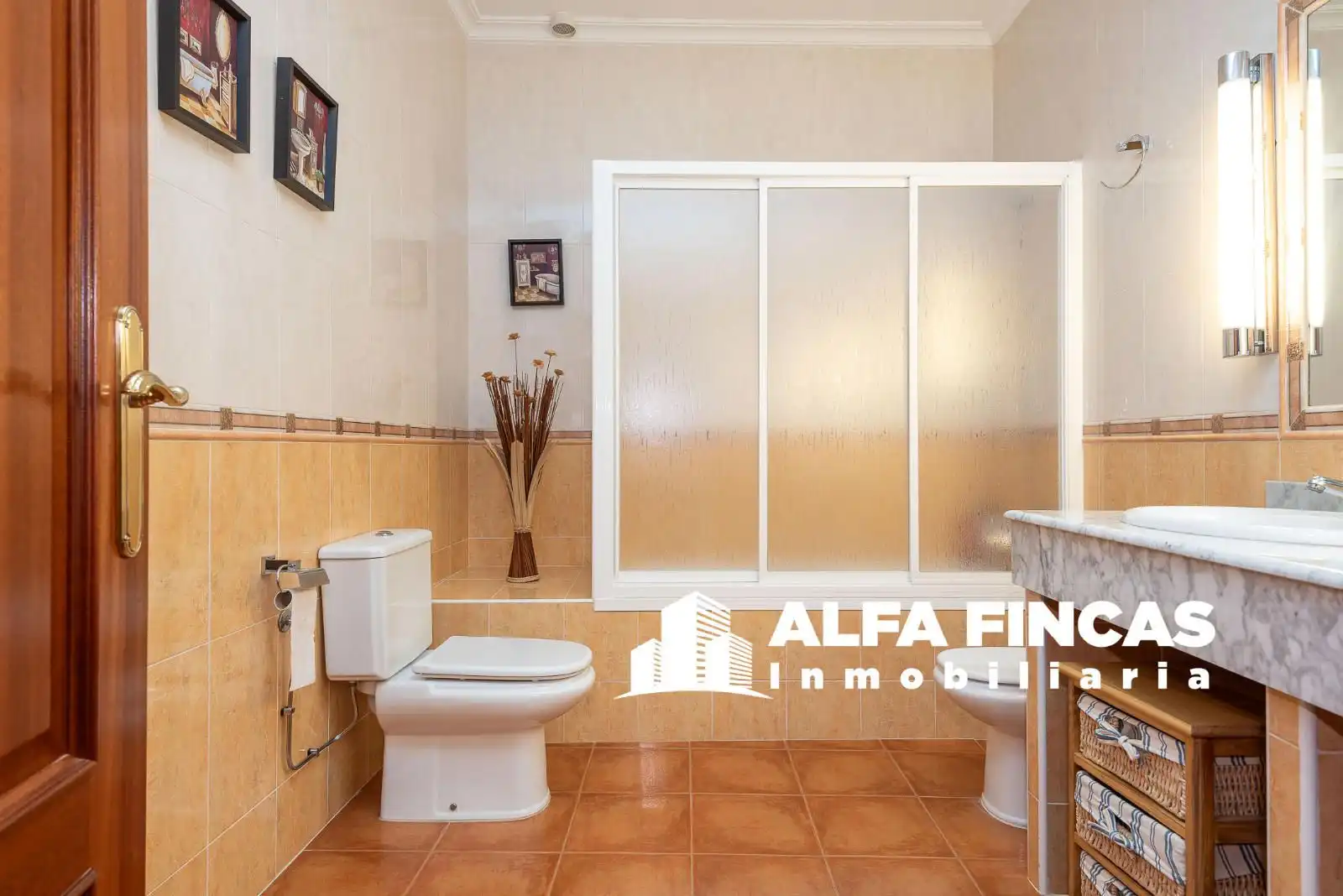 Baño de Casa o chalet en venta en Casas de Fernando Alonso con Aire acondicionado y Jardín privado
