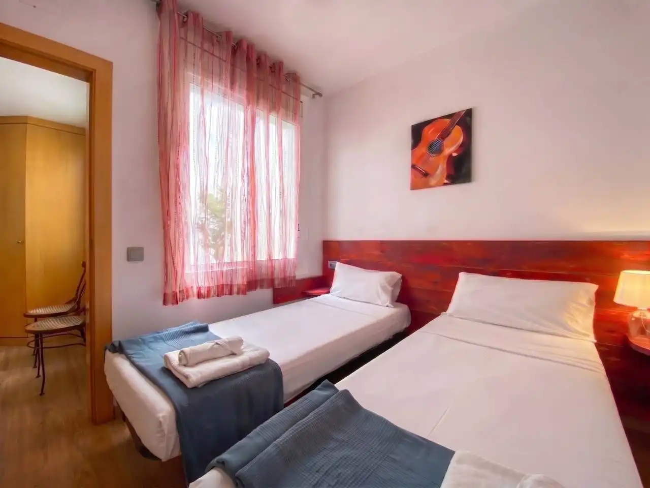 Schlafzimmer von Wohnung zum Verkauf in Sitges mit Klimaanlage, Heizung und Terrasse