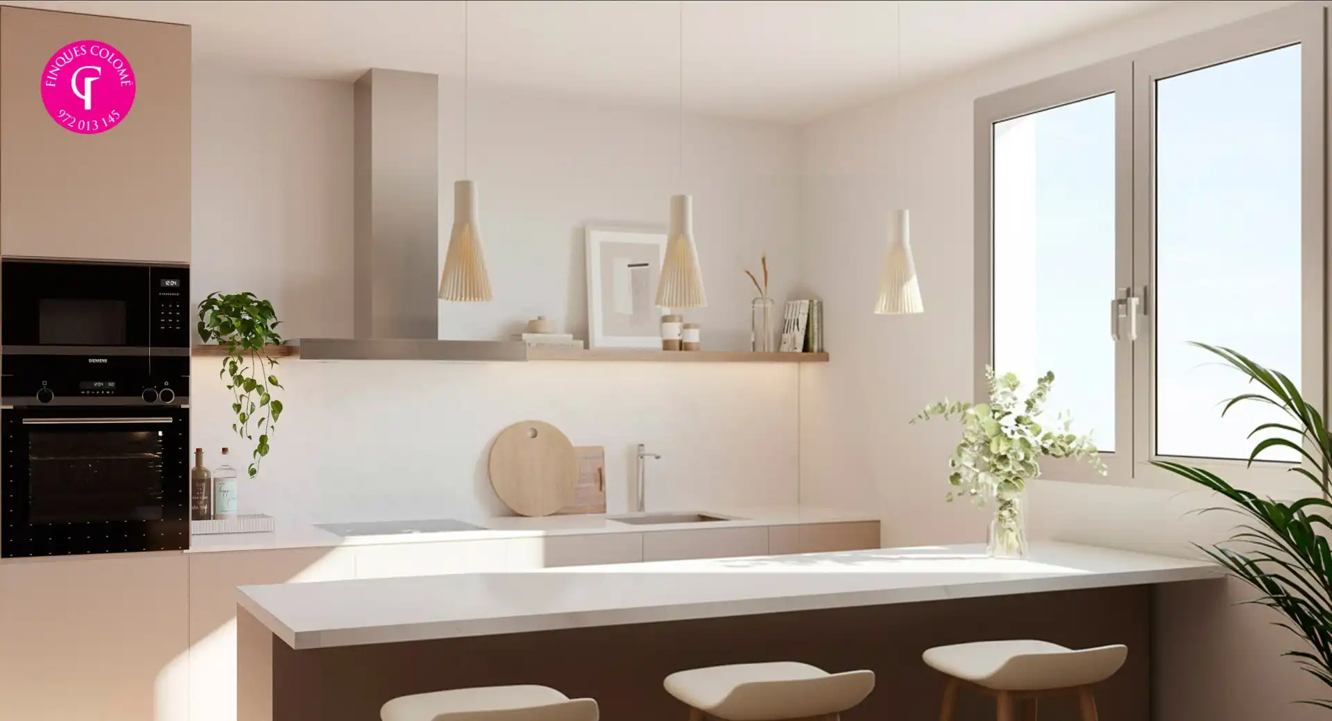 Cocina de Piso en venta en Vilablareix con Aire acondicionado, Terraza y Trastero