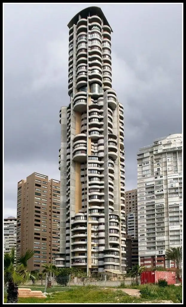 Exterior view of Apartments for sale in Benidorm  with Air Conditioner, Private garden and Terrace
