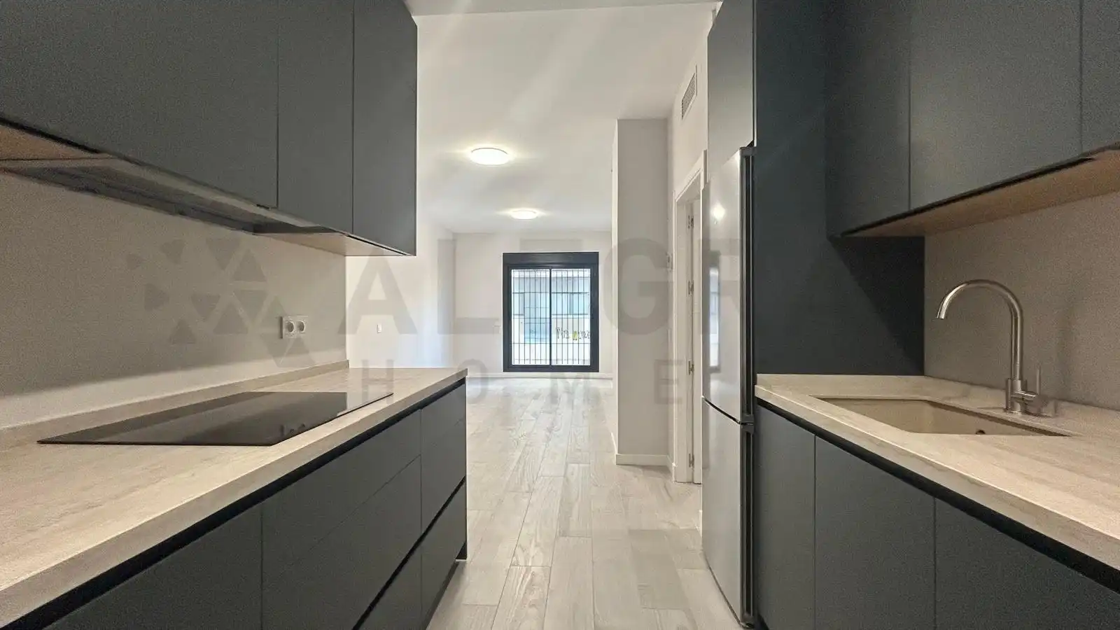 Kitchen of Flat for rent in Jerez de la Frontera  with Air Conditioner, Private garden and Community pool