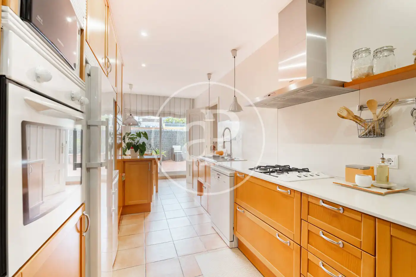Kitchen of Flat for rent in Barcelona  with Air Conditioner, Heating and Terrace