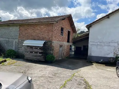 Vista exterior de Finca rústica en venta en Mungia con Calefacción, Jardín privado y Terraza