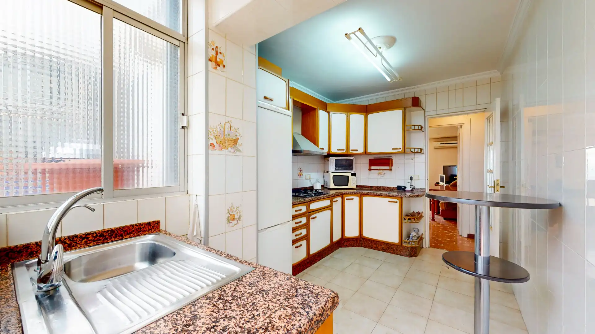 Kitchen of Flat for sale in Murcia  with Terrace, Furnished and Balcony