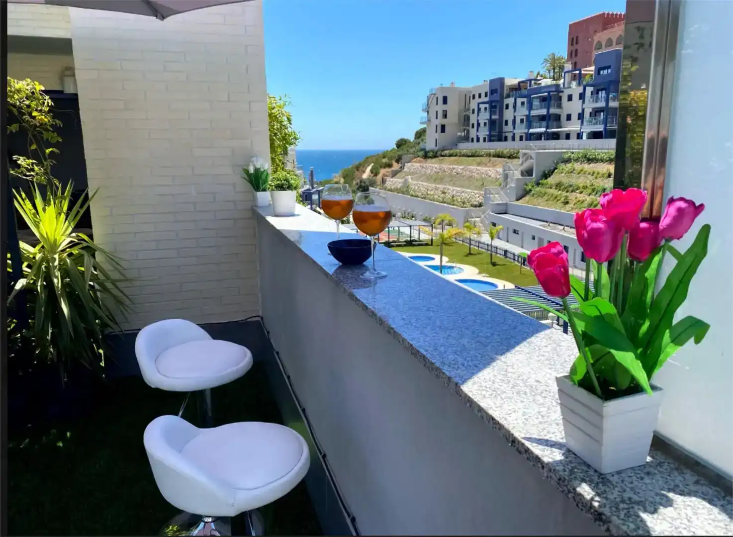 Terrasse von Wohnung zur Miete in Velilla - Velilla Taramay