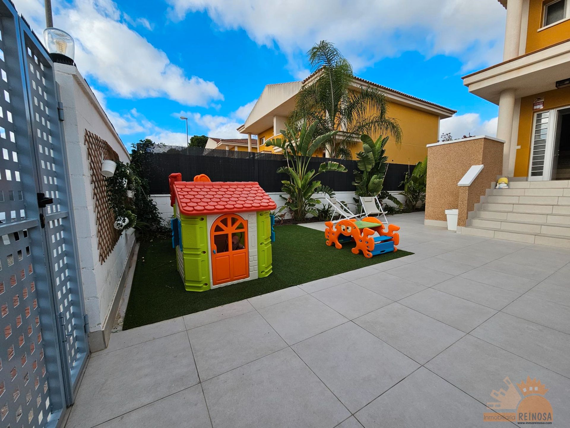 Terrace of Single-family semi-detached for sale in Molina de Segura  with Air Conditioner, Heating and Private garden