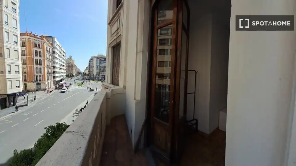 Terraza de Piso de alquiler en Valencia con Aire acondicionado, Calefacción y Amueblado