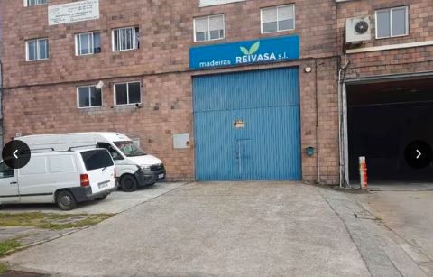 Vista exterior de Nave industrial de alquiler en Santiago de Compostela 