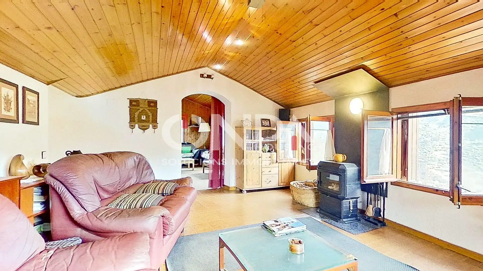 Sala de estar de Piso en venta en Sort con Trastero y Amueblado