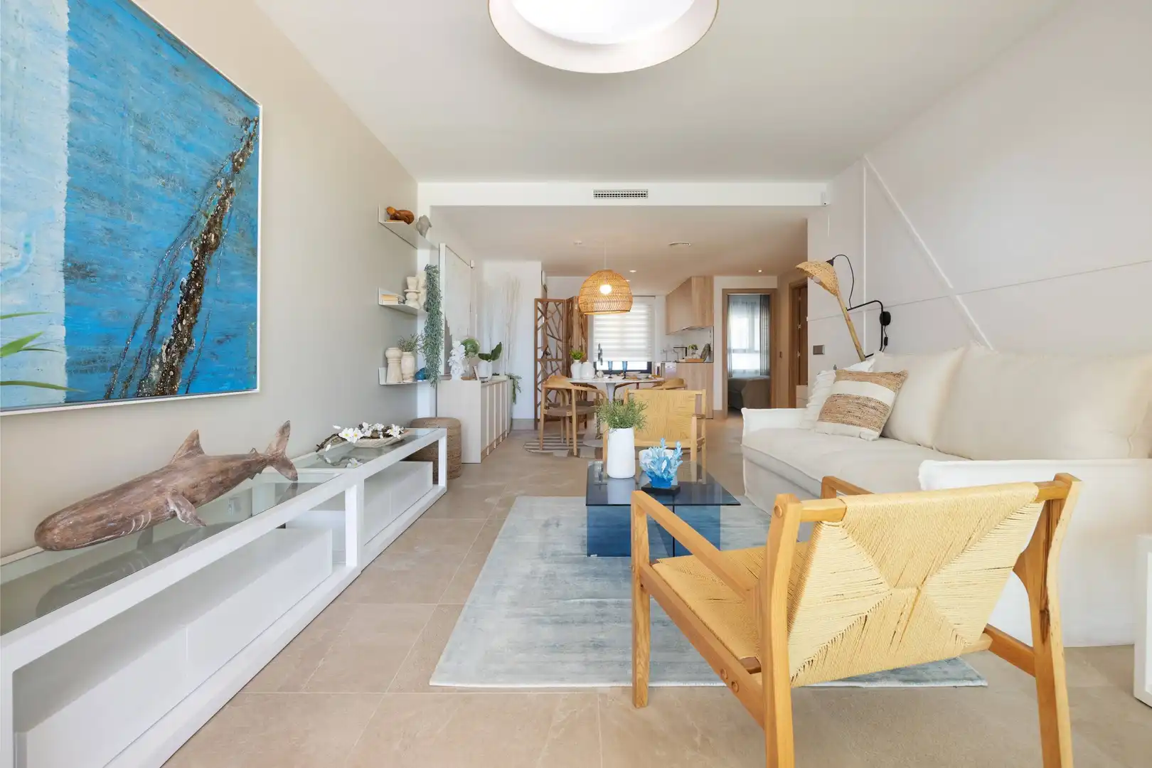 Sala d'estar de Àtic en venda en Casares amb Aire condicionat, Calefacció i Terrassa