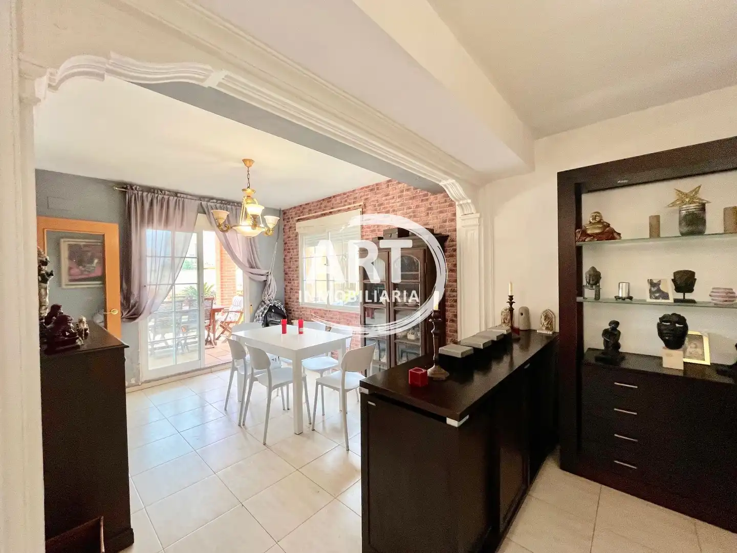 Dining room of Houses for sale in L'Eliana  with Air Conditioner, Heating and Private garden