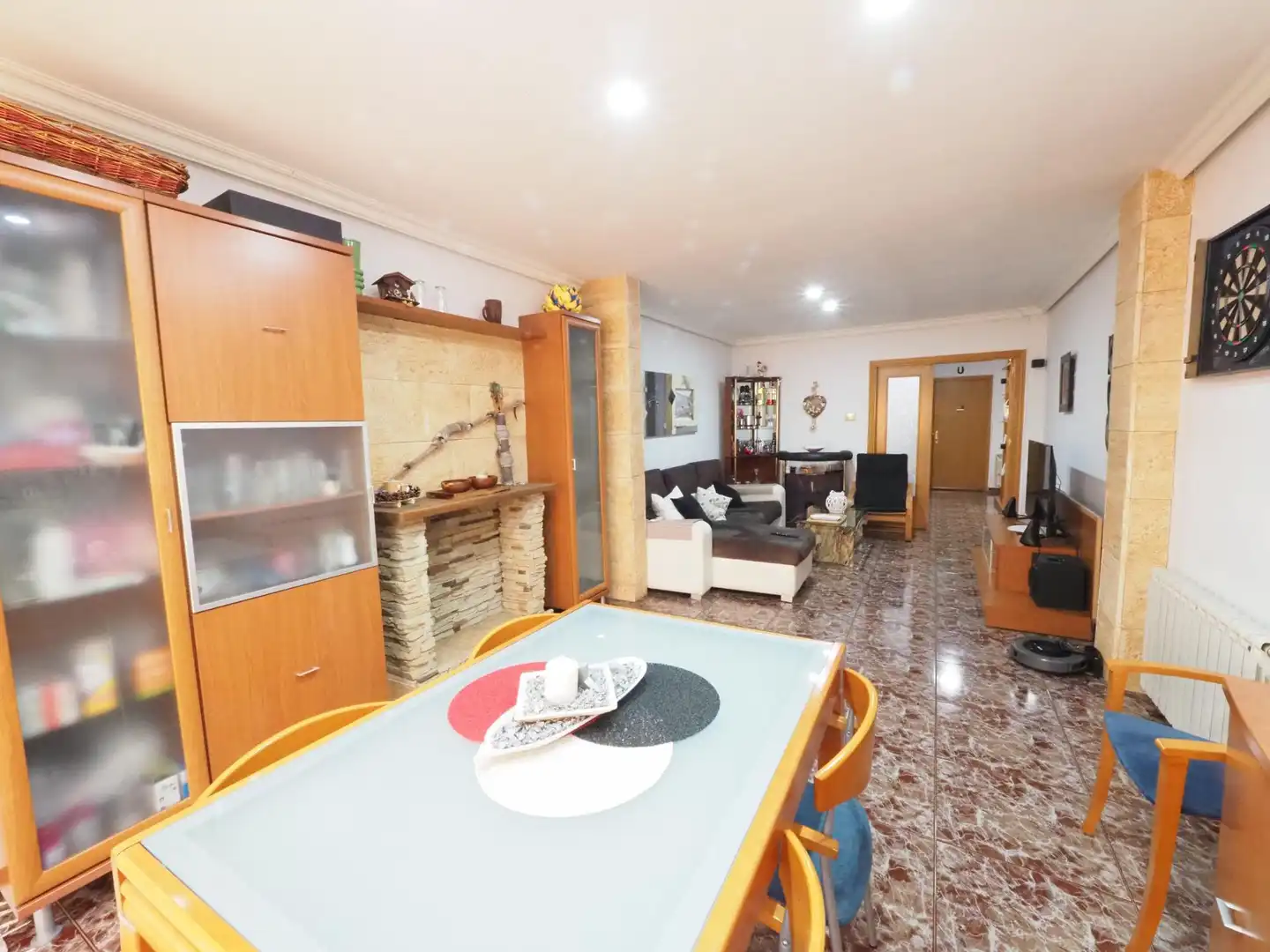Sala de estar de Piso en venta en Terrassa con Calefacción y Terraza