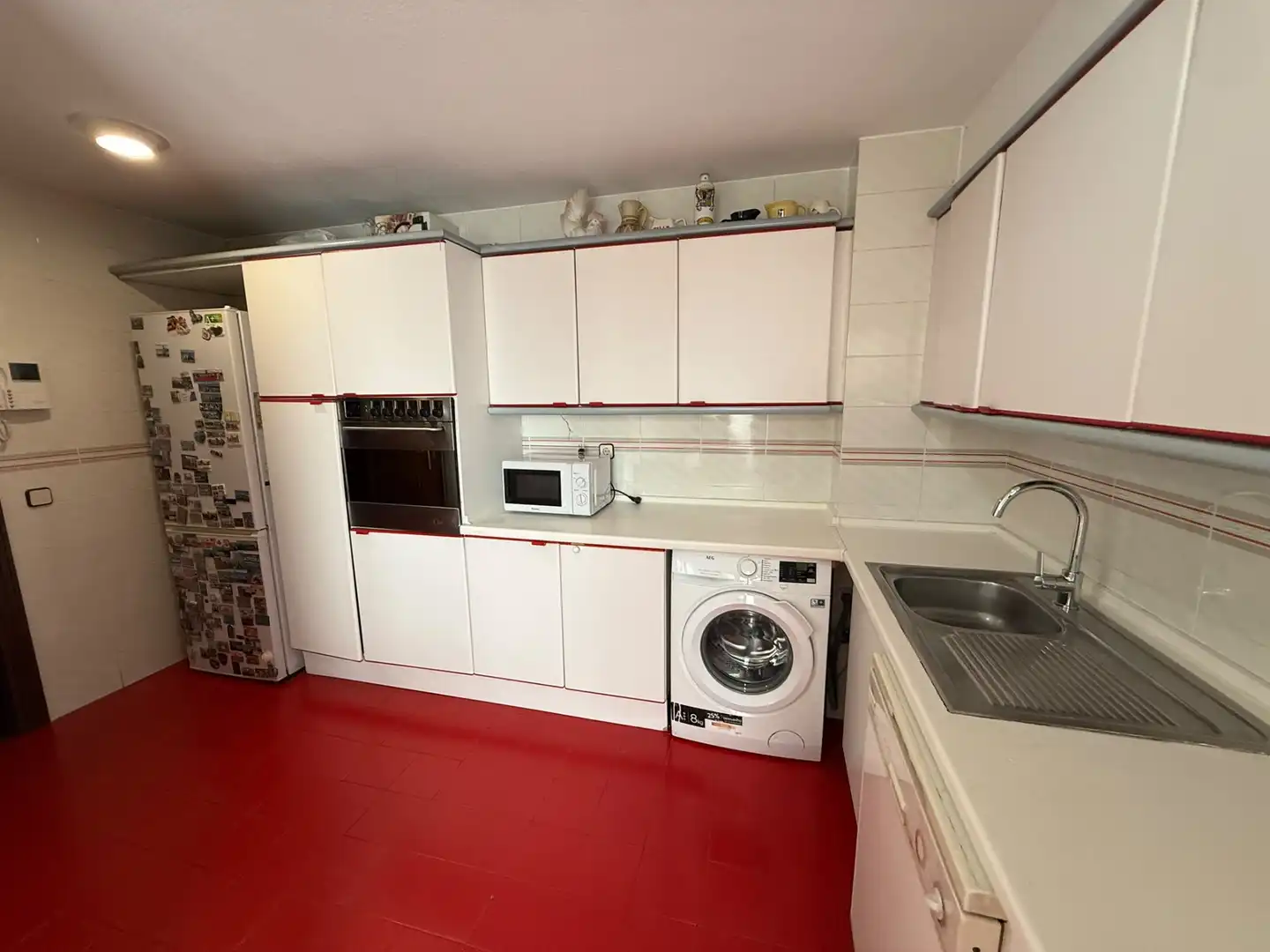 Küche von Wohnung zur Miete in Madrid mit Heizung, Terrasse und Möbliert