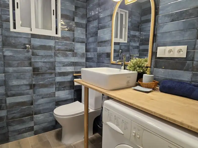 Baño de Apartamento en venta en Cullera con Terraza, Amueblado y Horno