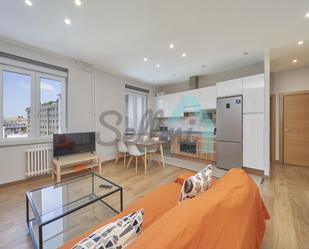 Living room of Flat to rent in Oviedo   with Heating, Terrace and Furnished