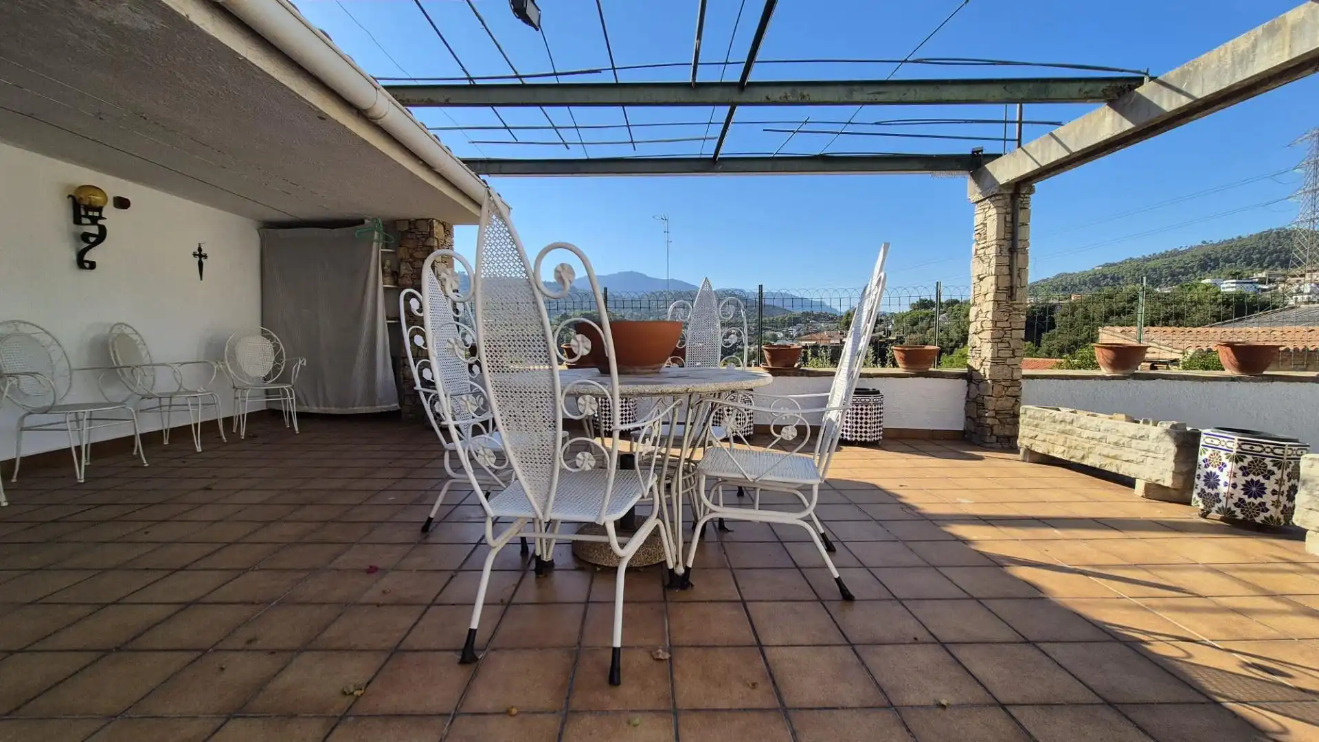 Terrassa de Casa o xalet de lloguer en Castellar del Vallès amb Calefacció, Jardí privat i Alarma