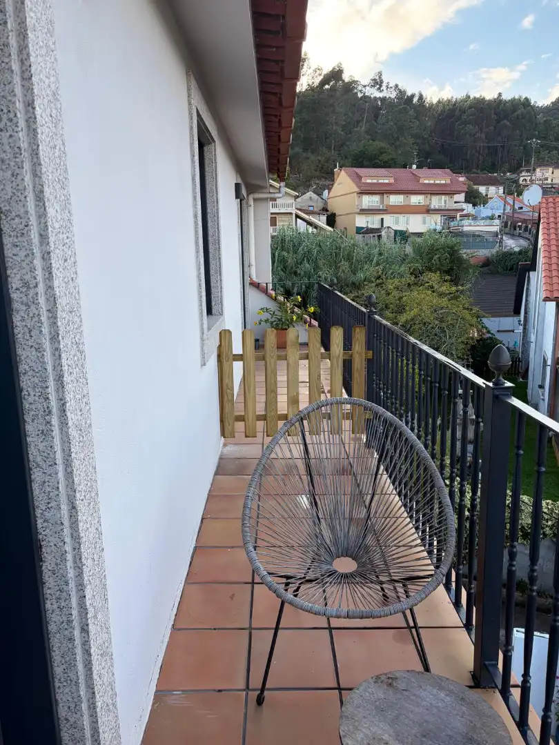 Balcony of Houses for rent in Cangas   with Heating, Furnished and TV