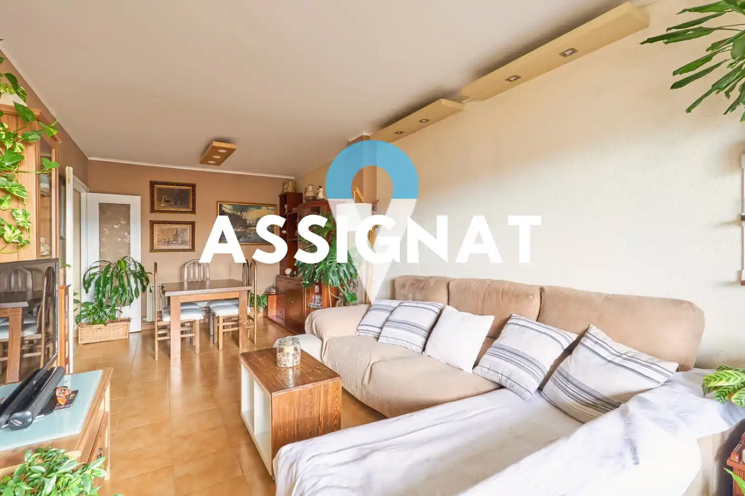 Sala de estar de Ático en venta en Cardedeu con Calefacción, Parquet y Horno