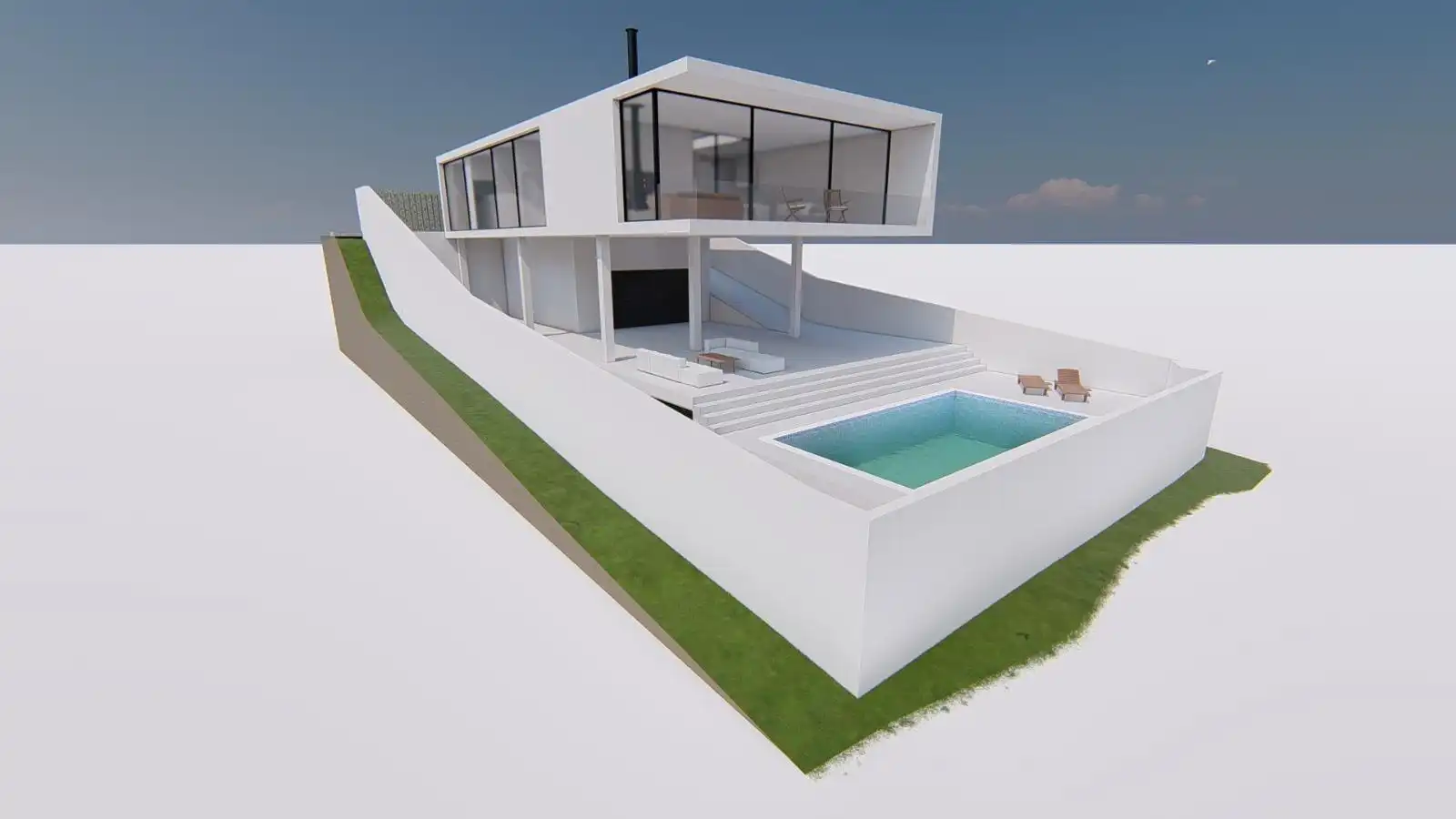 Piscina de Residencial en venda en El Molar (Madrid)