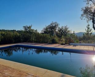 Swimming pool of House or chalet for sale in Valdelarco  with Air Conditioner, Terrace and Balcony