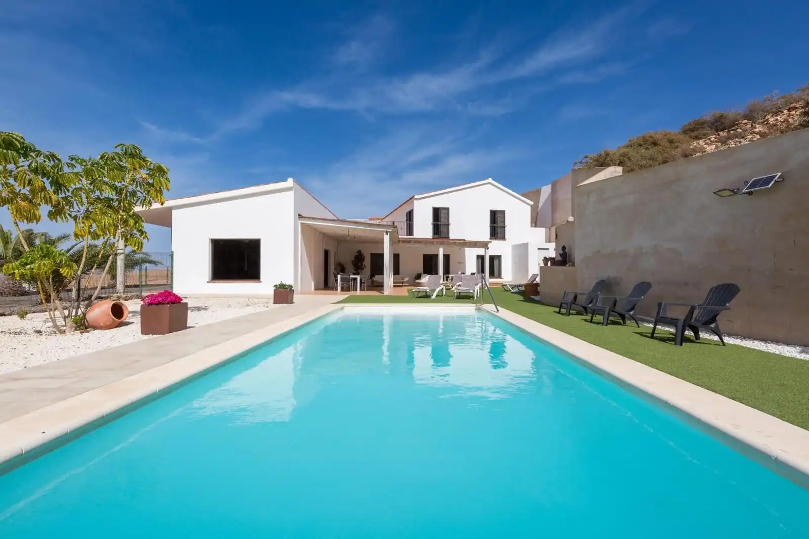 Swimming pool of Houses for sale in Pájara  with Air Conditioner, Private garden and Swimming Pool