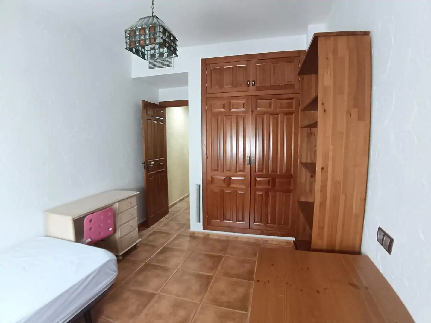 Schlafzimmer von Wohnung zur Miete in Murcia mit Klimaanlage, Heizung und Möbliert