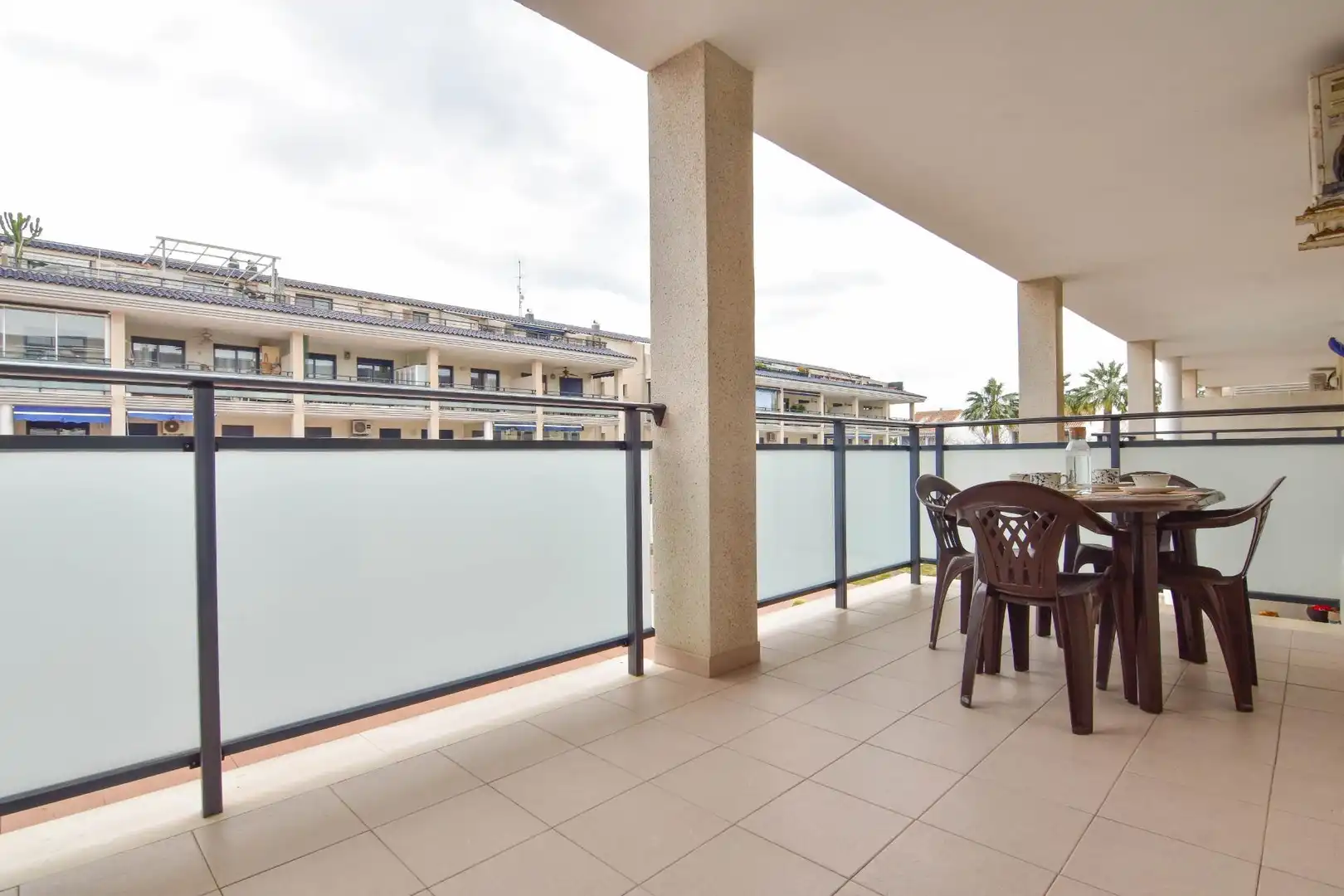 Terraza de Piso de alquiler en Puçol con Aire acondicionado, Jardín privado y Terraza