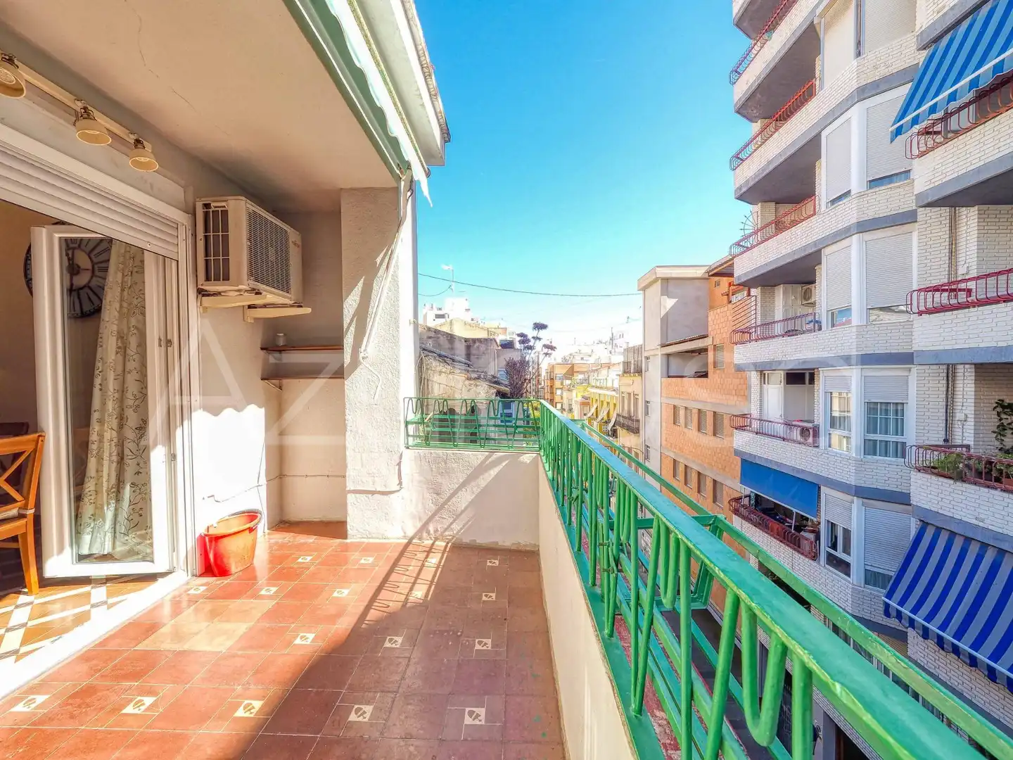 Balcony of Flat for sale in Alicante / Alacant  with Air Conditioner, Heating and Terrace