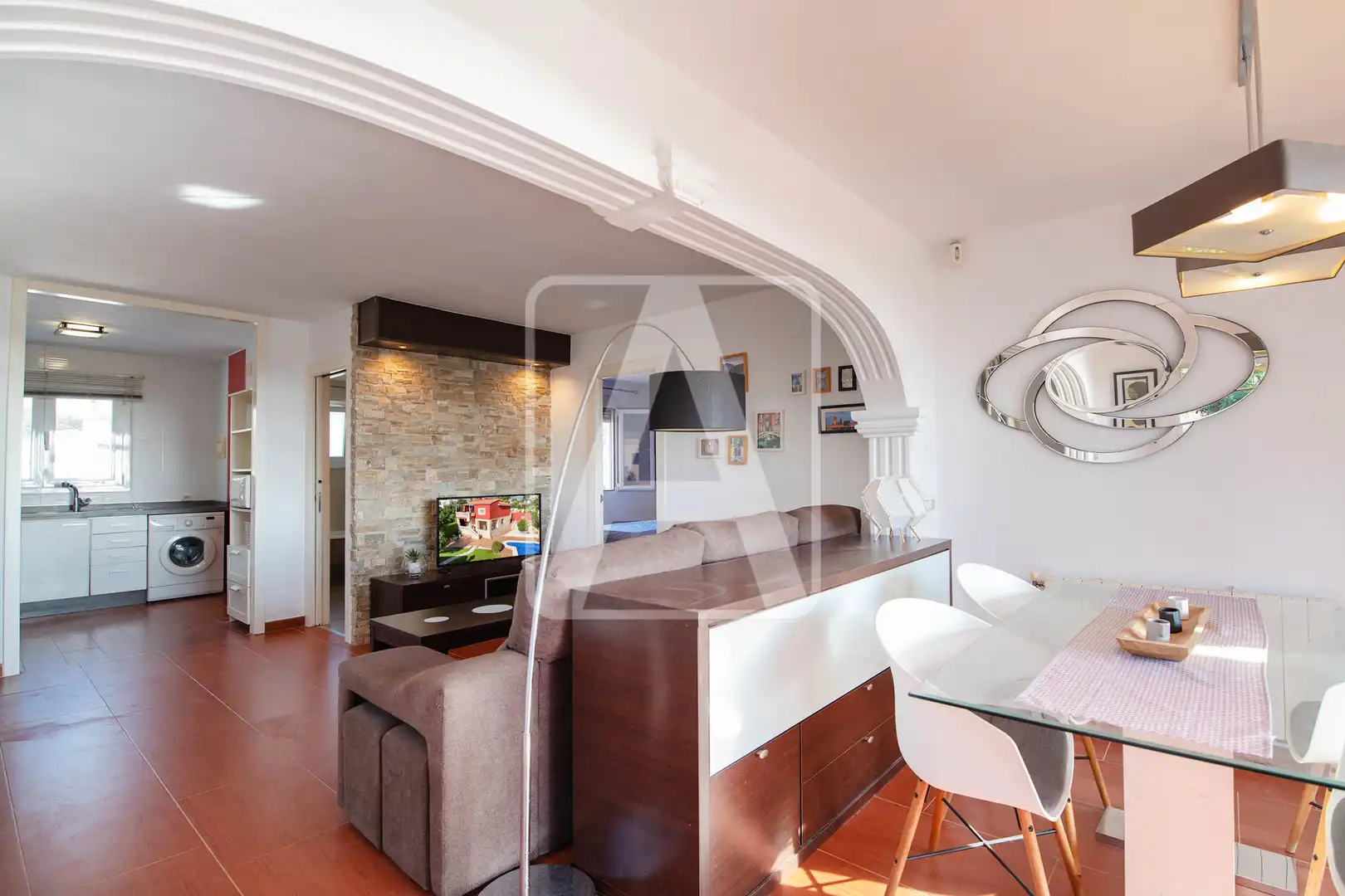 Sala d'estar de Casa o xalet en venda en Calpe / Calp amb Aire condicionat, Calefacció i Jardí privat