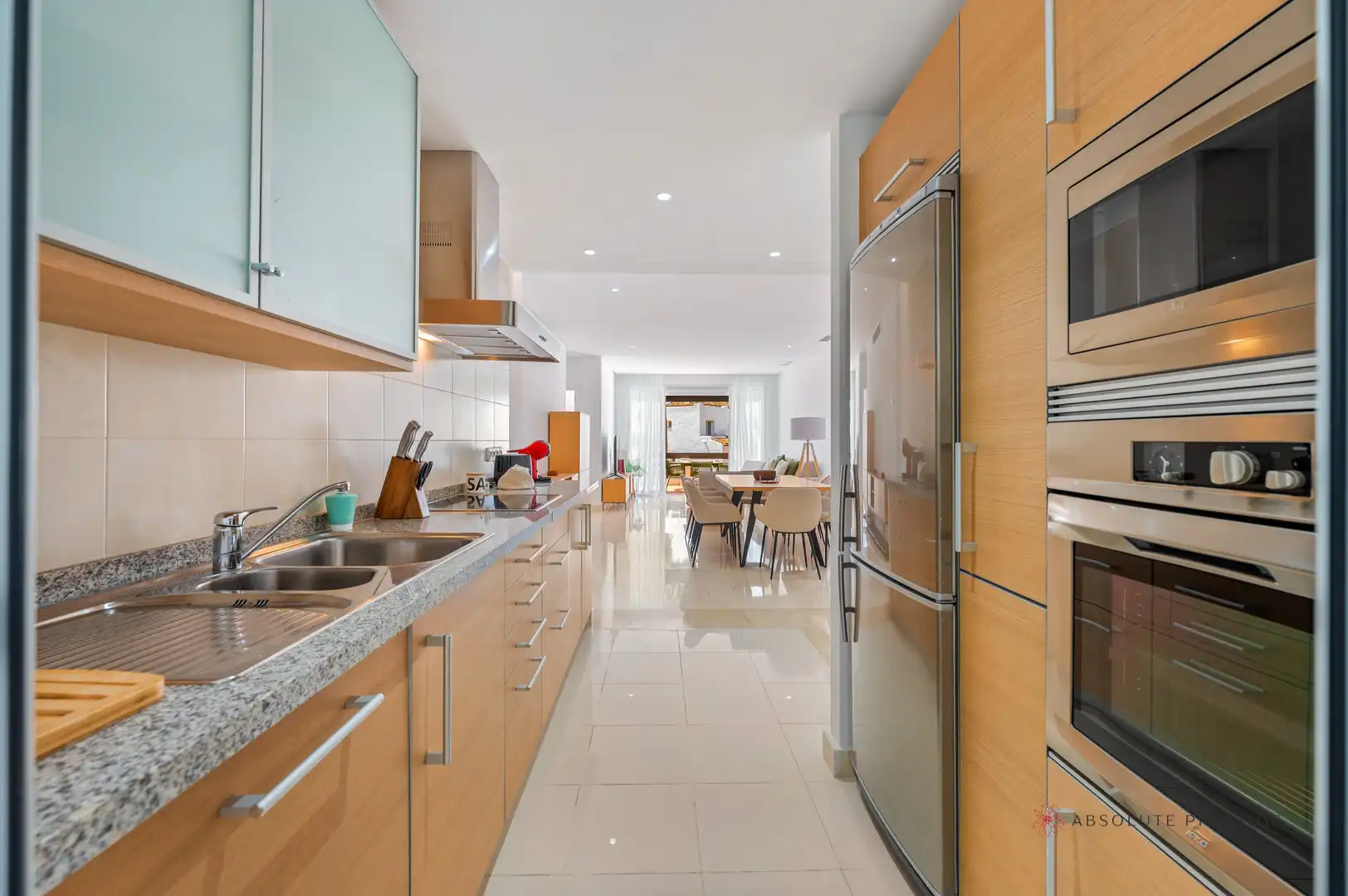 Kitchen of Attic for rent in Estepona  with Air Conditioner, Terrace and Swimming Pool