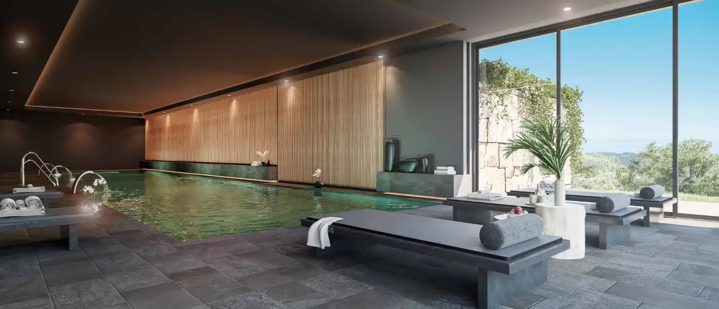 Piscina de Casa o xalet en venda en Benahavís amb Aire condicionat, Calefacció i Jardí privat