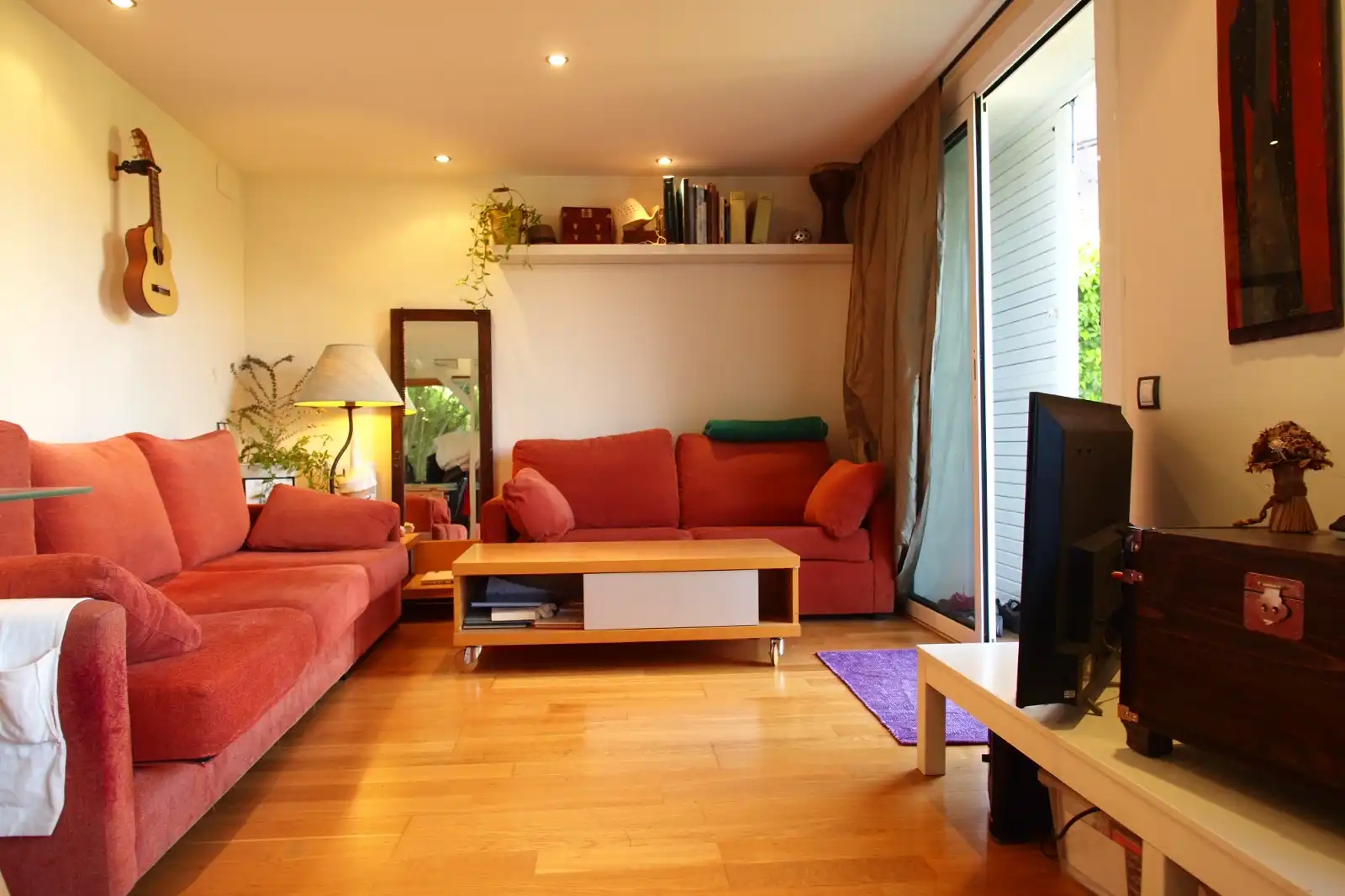 Sala de estar de Casa o chalet de alquiler en Sant Cugat del Vallès con Aire acondicionado, Calefacción y Jardín privado