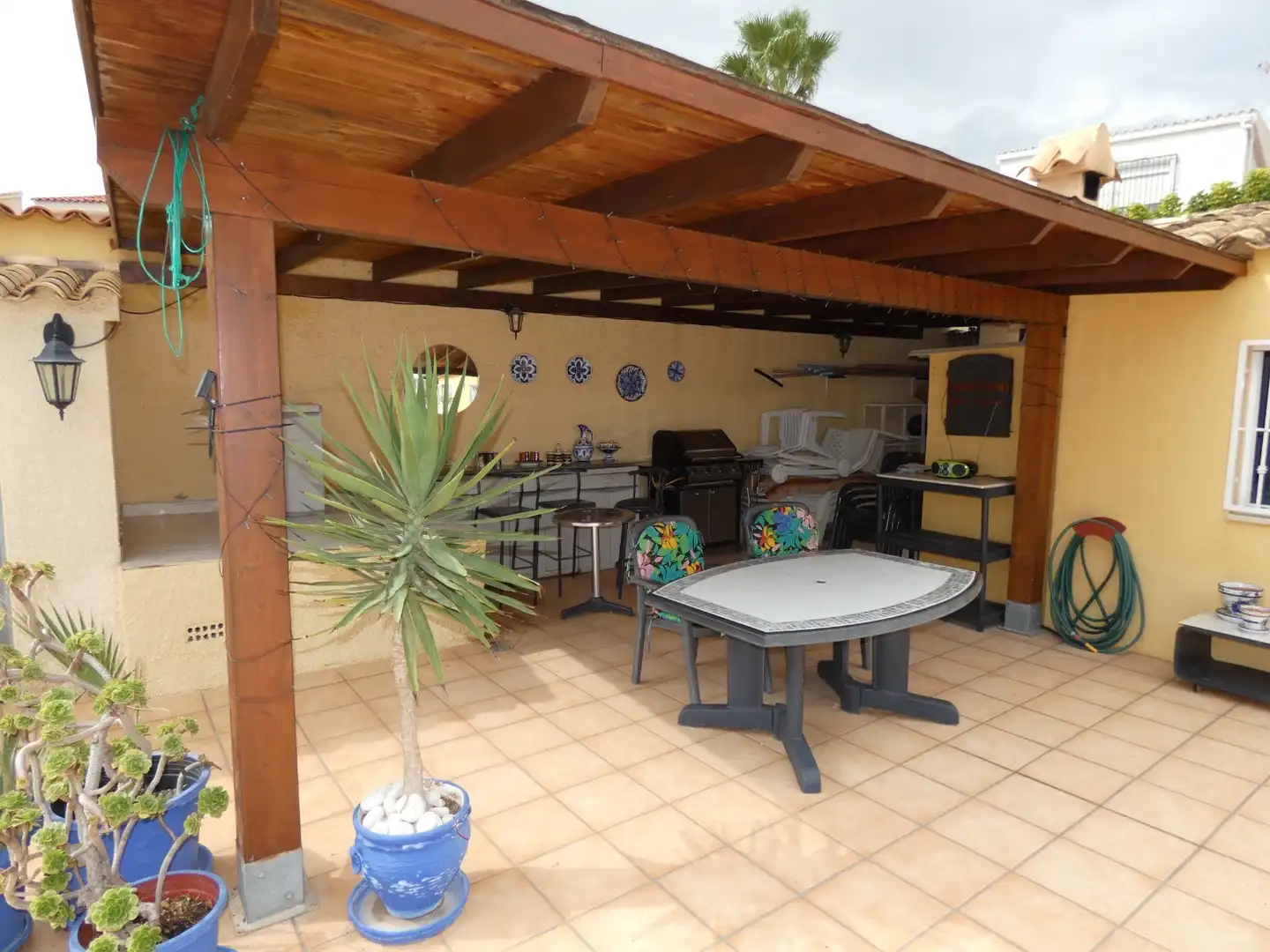Terraza de Casa o chalet en venta en L'Alfàs del Pi con Aire acondicionado, Calefacción y Jardín privado