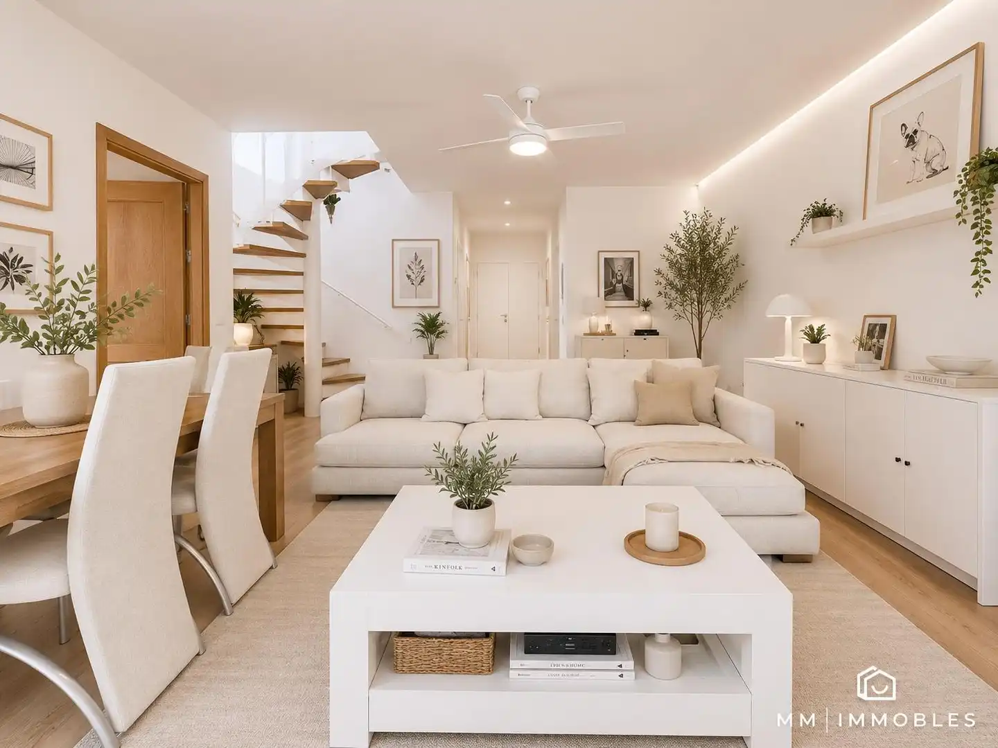 Living room of Attic for sale in Les Franqueses del Vallès  with Parquet flooring, Terrace and Balcony