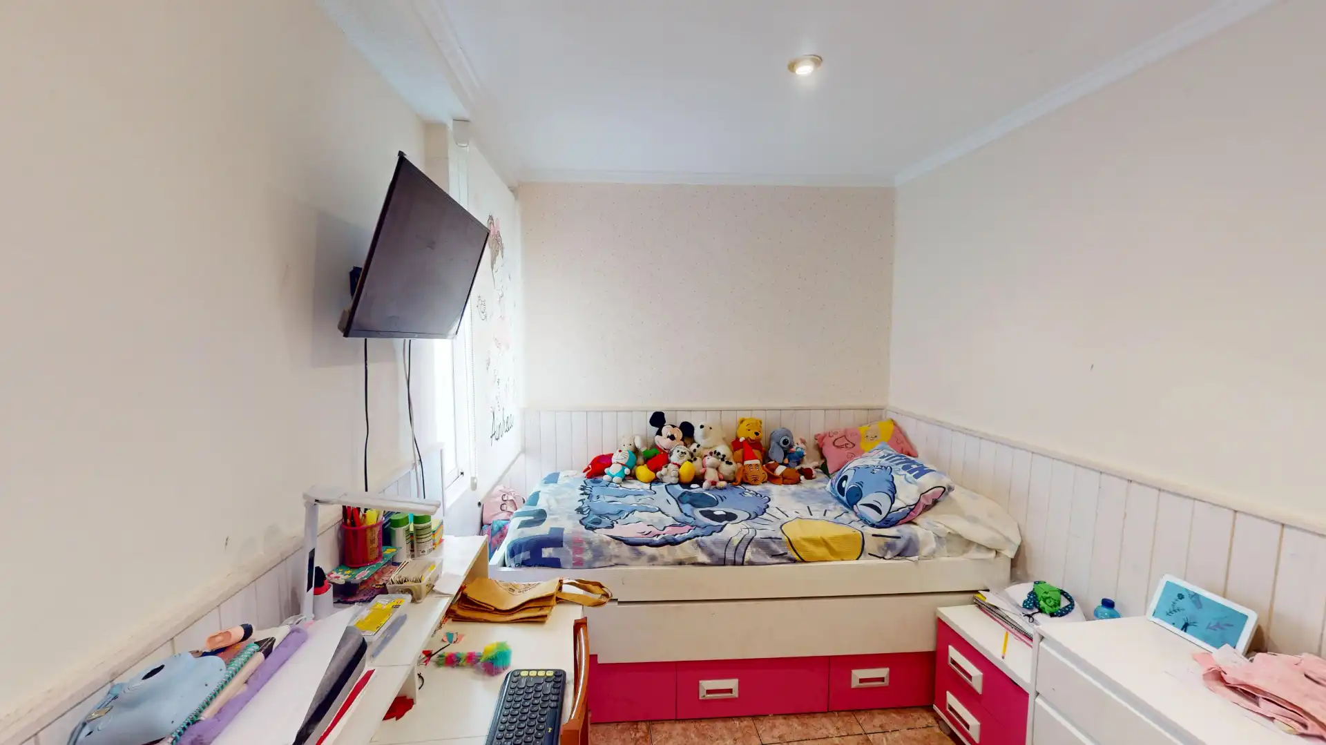 Bedroom of Flat for sale in Elche / Elx  with Air Conditioner, Furnished and Balcony